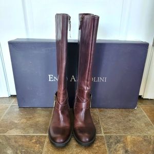 Enzo Angiolini leathet riding boots